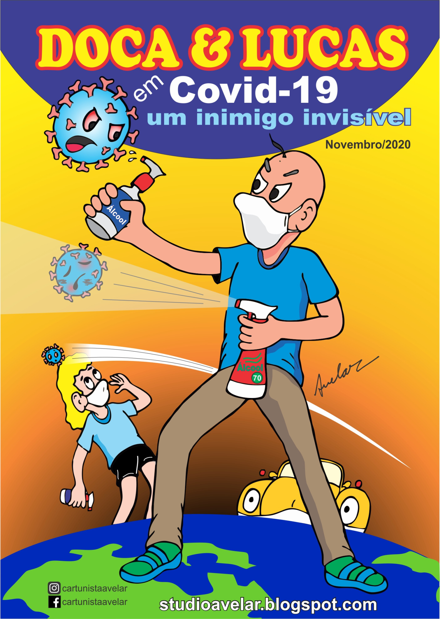 Doca e Lucas em Covid-19 um inimigo invisível